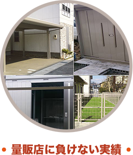 量販店に負けない実績